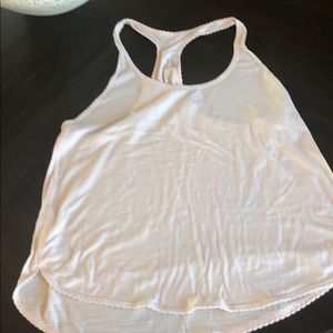 LULULEMON light pink loose fit tank top, size 12